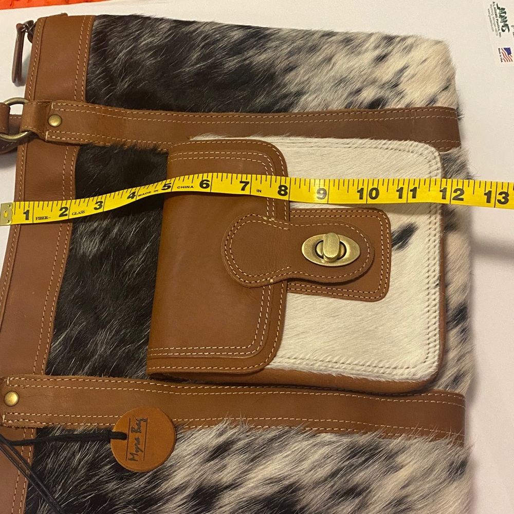Myra Crawford Canyon Leather & Hairon handbag. Perfect condition new with tags. - Picture 5 of 11